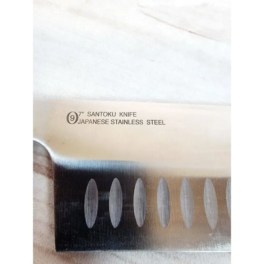 RAZOR SHARP O9 Japanese ALL METAL SS Santoku 7